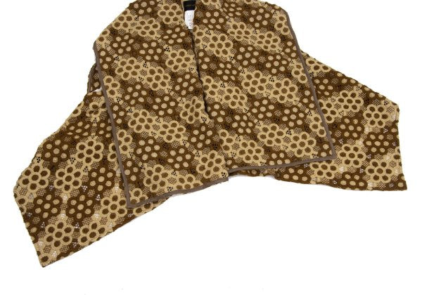 COMME des GARCONS 99AW Embroidered Wrap Jacket Brown Size S
