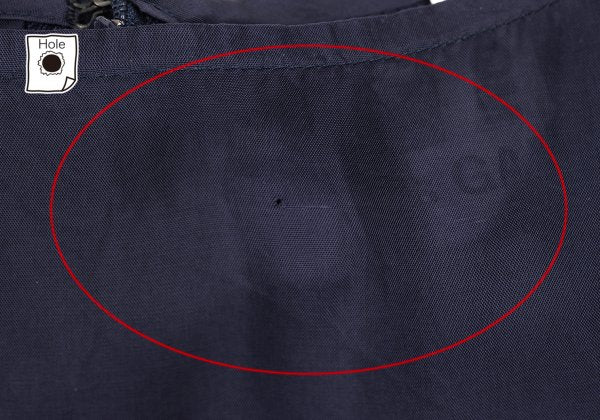 COMME des GARCONS Box Pleat Sleeveless Dress Navy Size S
