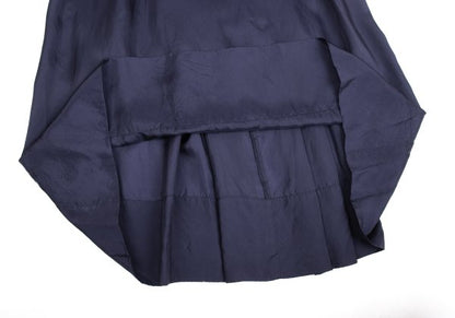 COMME des GARCONS Box Pleat Sleeveless Dress Navy Size S