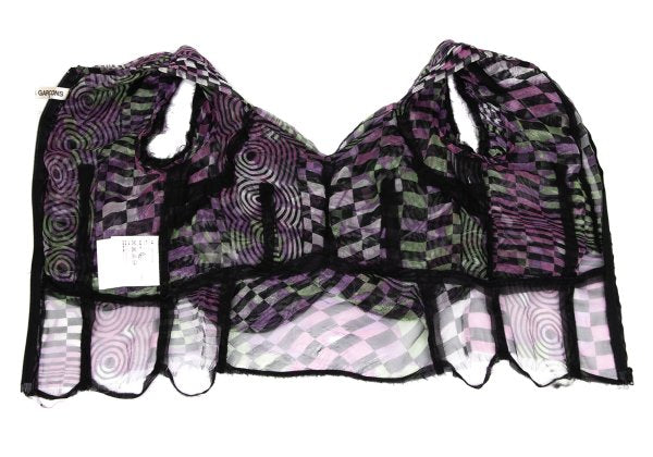 COMME des GARCONS Geometric Gathered Blouse Multi Size S