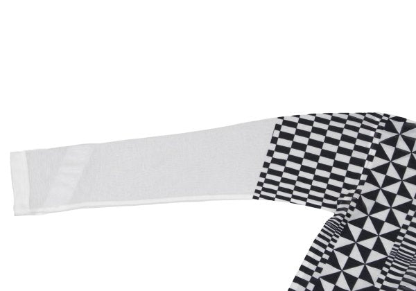 COMME des GARCONS Sheer Checker Print Top Black Size S