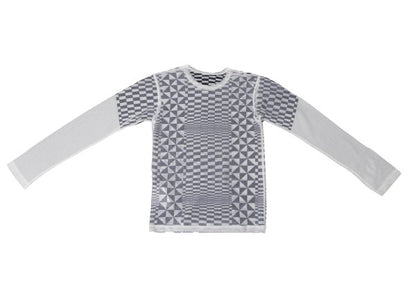 COMME des GARCONS Sheer Checker Print Top Black Size S