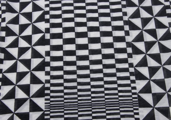 COMME des GARCONS Sheer Checker Print Top Black Size S