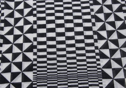 COMME des GARCONS Sheer Checker Print Top Black Size S