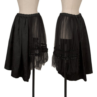 COMME des GARCONS Botanical Jacquard Half Skirt Black Size S