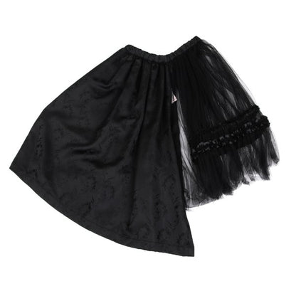 COMME des GARCONS Botanical Jacquard Half Skirt Black Size S