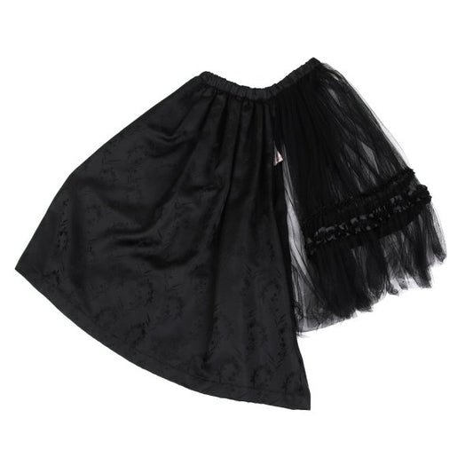 COMME des GARCONS Botanical Jacquard Half Skirt Black Size S