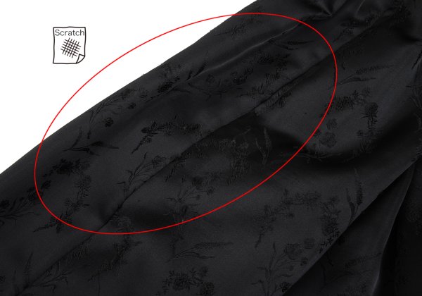 COMME des GARCONS Botanical Jacquard Half Skirt Black Size S