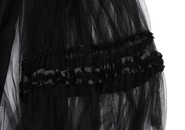 COMME des GARCONS Botanical Jacquard Half Skirt Black Size S