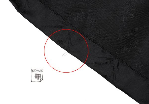 COMME des GARCONS Botanical Jacquard Half Skirt Black Size S