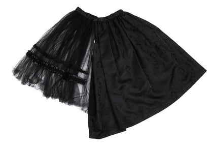 COMME des GARCONS Botanical Jacquard Half Skirt Black Size S