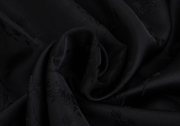 COMME des GARCONS Botanical Jacquard Half Skirt Black Size S