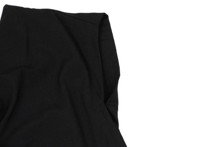 tricot COMME des GARCONS Wool Drape Neck Dress Black Size S