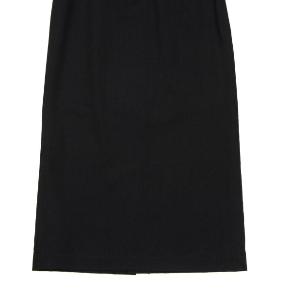 tricot COMME des GARCONS Wool Drape Neck Dress Black Size S