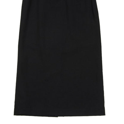 tricot COMME des GARCONS Wool Drape Neck Dress Black Size S