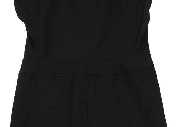 tricot COMME des GARCONS Wool Drape Neck Dress Black Size S