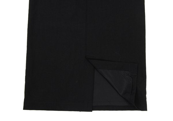 tricot COMME des GARCONS Wool Drape Neck Dress Black Size S