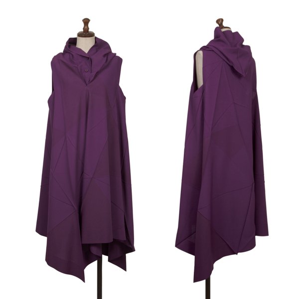 ISSEY MIYAKE 132 5. Origami Sleeveless Dress Purple Size 3