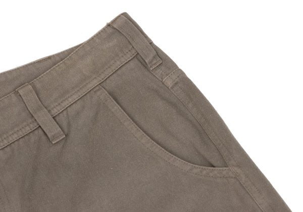 JURGEN LEHL Babaghuri Cotton Cut Hem Pants Brown Size M