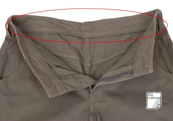 JURGEN LEHL Babaghuri Cotton Cut Hem Pants Brown Size M