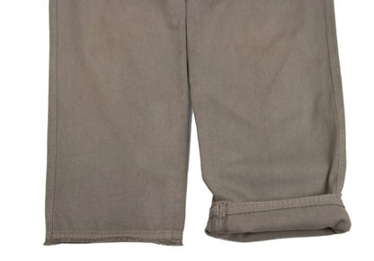 JURGEN LEHL Babaghuri Cotton Cut Hem Pants Brown Size M