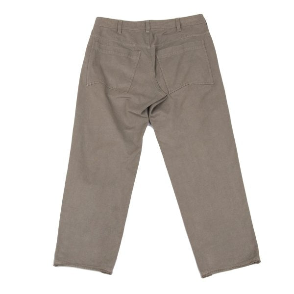 JURGEN LEHL Babaghuri Cotton Cut Hem Pants Brown Size M