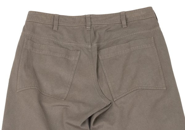 JURGEN LEHL Babaghuri Cotton Cut Hem Pants Brown Size M