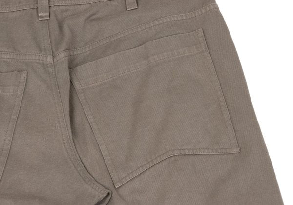 JURGEN LEHL Babaghuri Cotton Cut Hem Pants Brown Size M