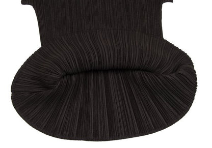 PLEATS PLEASE Metal Button Band Neck Blouse Brown Size 3