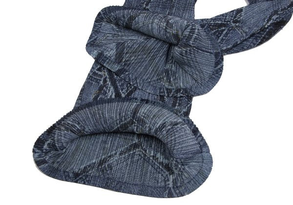 PLEATS PLEASE Patchwork Denim Print Jeans Indigo Size 1