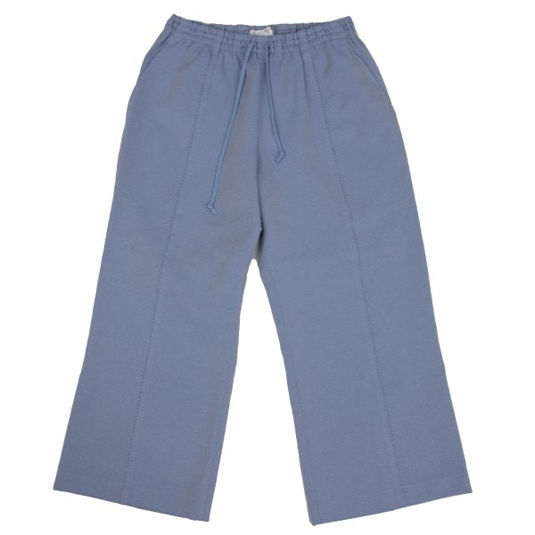 PLEATS PLEASE Ultrasonic Cutting Cropped Light Blue Pants Size 3