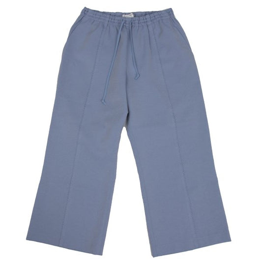 PLEATS PLEASE Ultrasonic Cutting Cropped Light Blue Pants Size 3