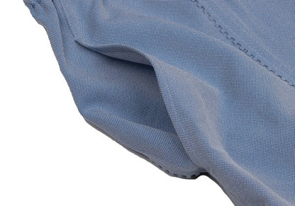 PLEATS PLEASE Ultrasonic Cutting Cropped Light Blue Pants Size 3