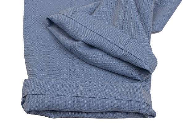 PLEATS PLEASE Ultrasonic Cutting Cropped Light Blue Pants Size 3
