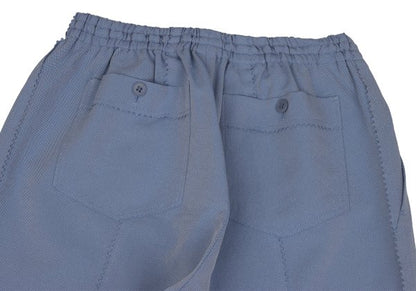 PLEATS PLEASE Ultrasonic Cutting Cropped Light Blue Pants Size 3