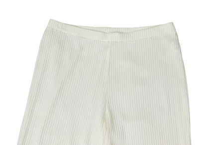 PLEATS PLEASE A-POC Cutting Rib Flare Pants White Size 3