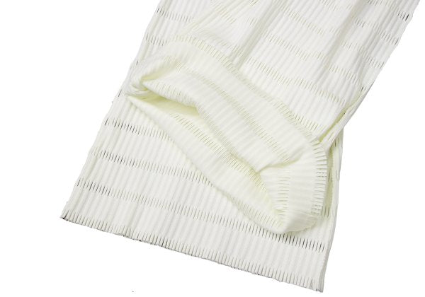 PLEATS PLEASE A-POC Cutting Rib Flare Pants White Size 3