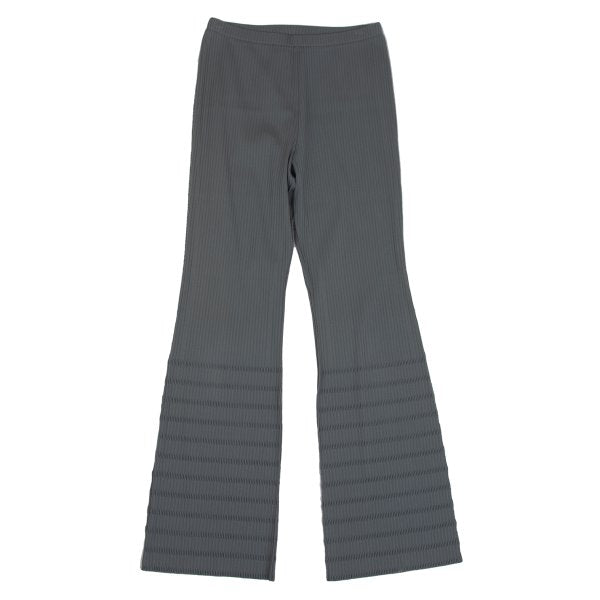 PLEATS PLEASE A-POC Cutting Rib Flare Pants Gray Size M