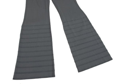 PLEATS PLEASE A-POC Cutting Rib Flare Pants Gray Size M