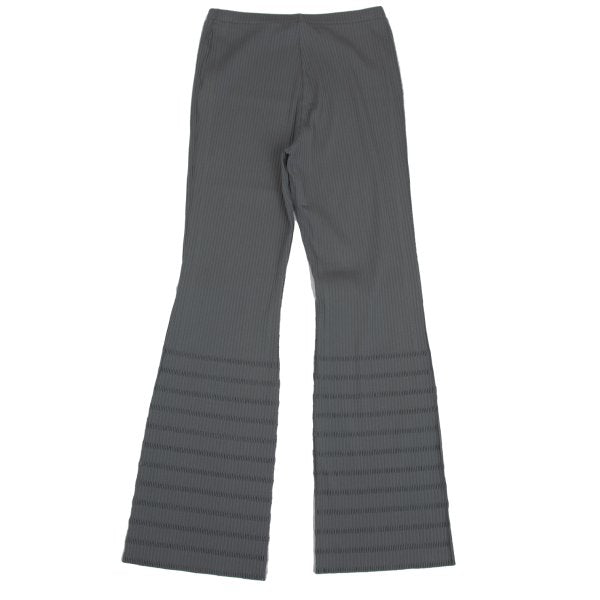 PLEATS PLEASE A-POC Cutting Rib Flare Pants Gray Size M