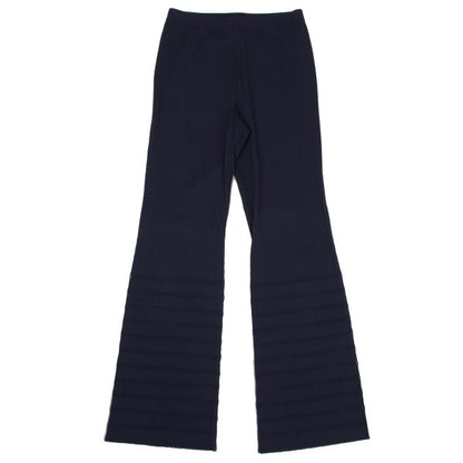 PLEATS PLEASE A-POC Cutting Rib Flare Pants Navy Size 3