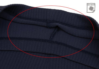 PLEATS PLEASE A-POC Cutting Rib Flare Pants Navy Size 3