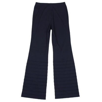 PLEATS PLEASE A-POC Cutting Rib Flare Pants Navy Size 3