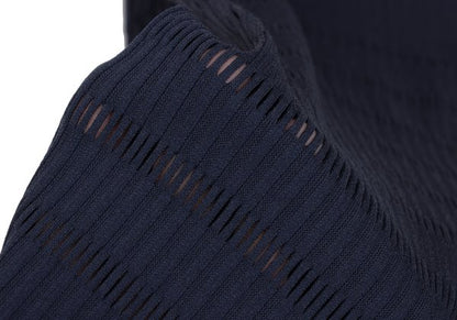 PLEATS PLEASE A-POC Cutting Rib Flare Pants Navy Size 3