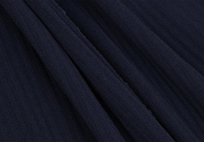 PLEATS PLEASE A-POC Cutting Rib Flare Pants Navy Size 3