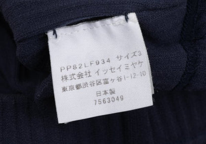 PLEATS PLEASE A-POC Cutting Rib Flare Pants Navy Size 3