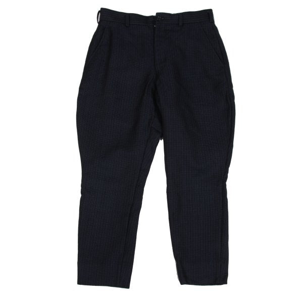 COMME des GARCONS HOMME DEUX Stripe Wool Pants Black Size S