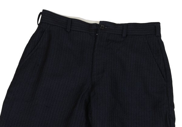 COMME des GARCONS HOMME DEUX Stripe Wool Pants Black Size S