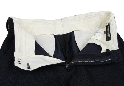 COMME des GARCONS HOMME DEUX Stripe Wool Pants Black Size S