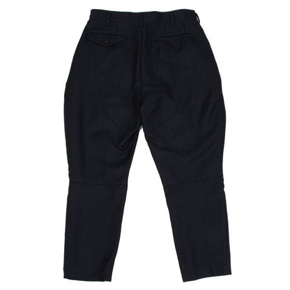 COMME des GARCONS HOMME DEUX Stripe Wool Pants Black Size S
